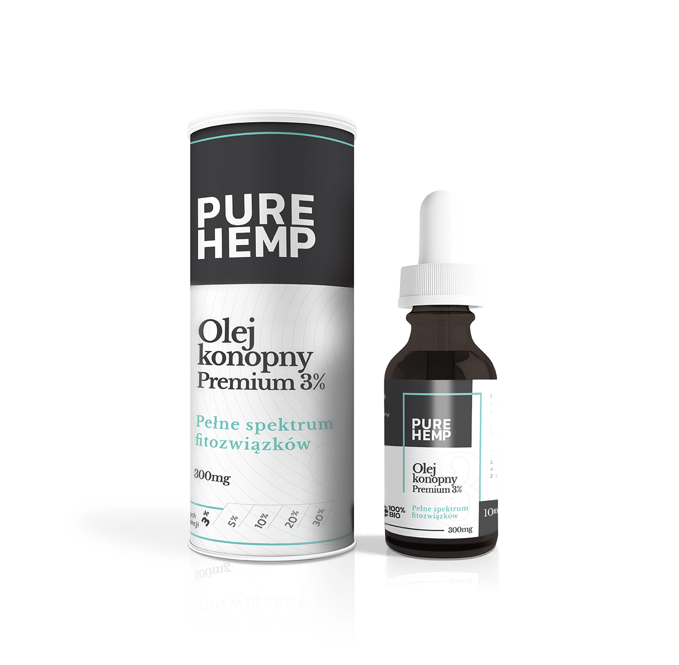 Olej cbd 3 olej konopny Purehemp